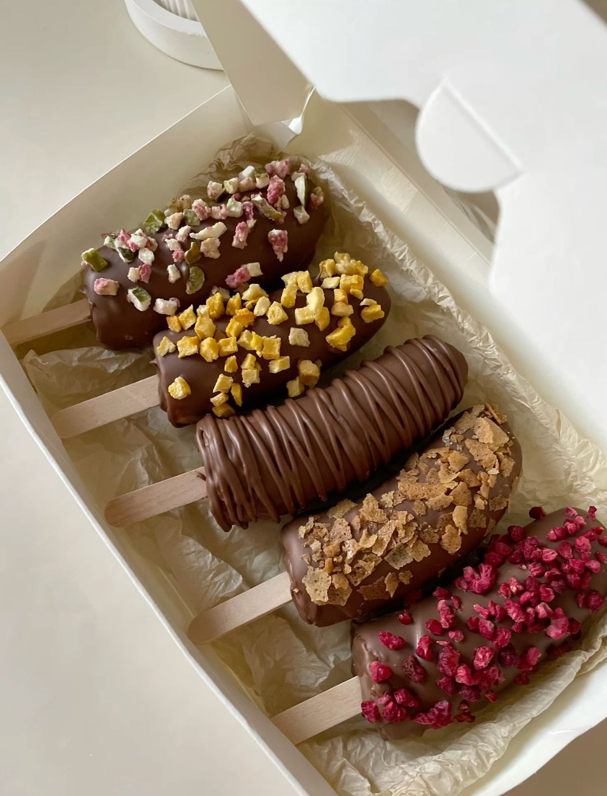 Bananas in Chocolate, 5pcs