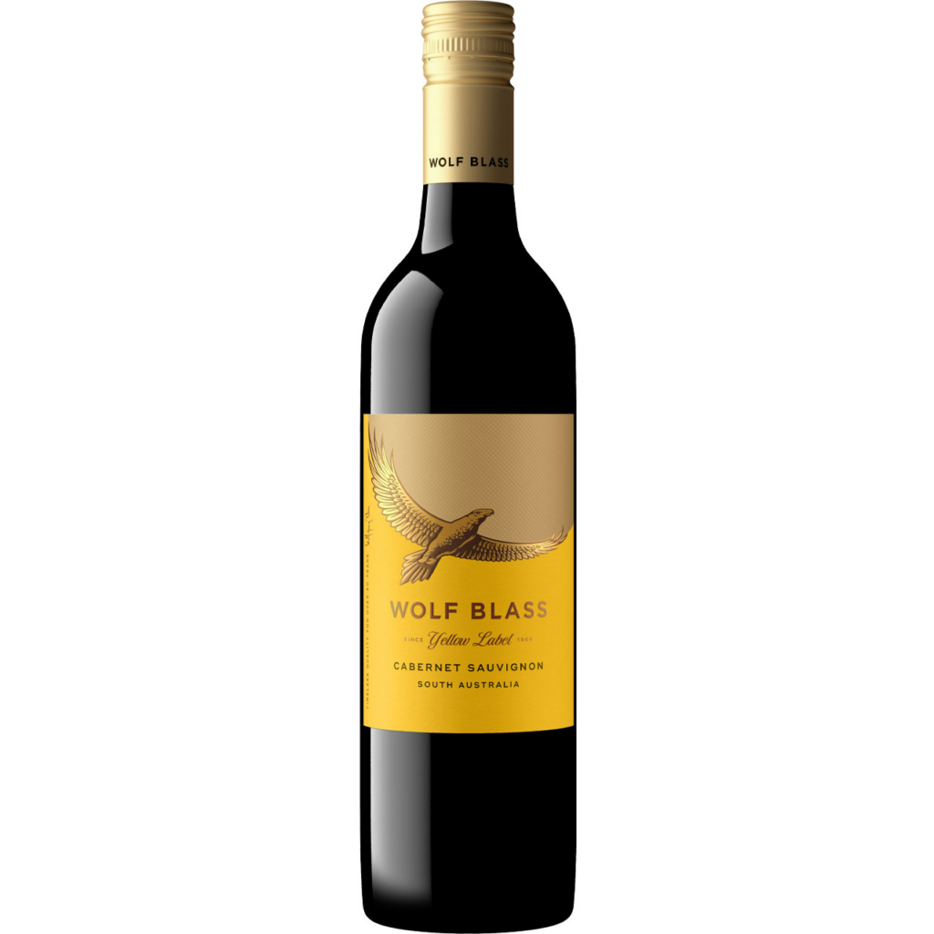 Dry Red Wine Wolf Blass Yellow Label Cabernet Sauvignon 2022, 0.75l — buy online in Phuket