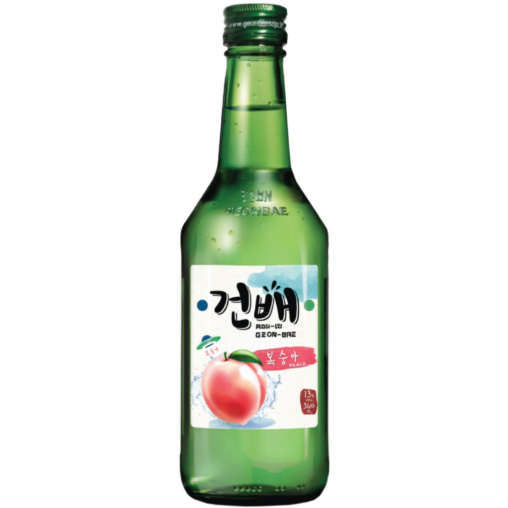 Soju Geonbae Peach 0.36l — buy online in Phuket